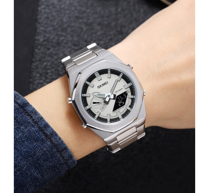 Skmei 1816SIBK Silver-Black