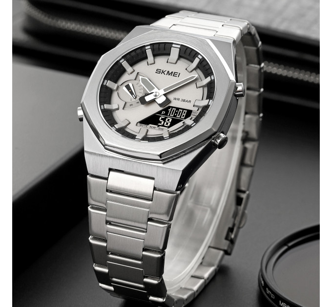 Skmei 1816SIBK Silver-Black