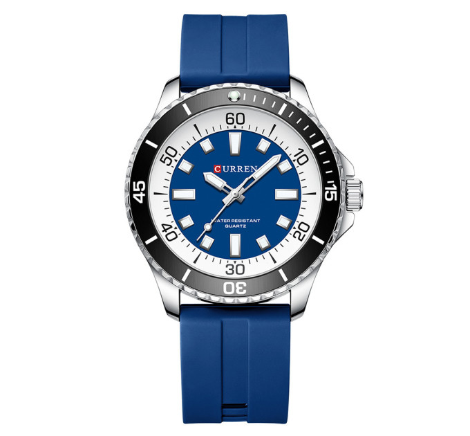 Curren 8448 Silver-Blue