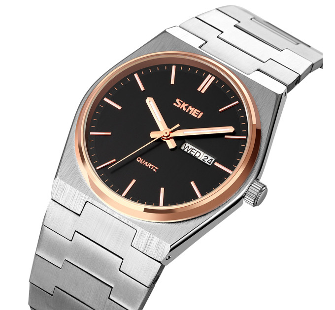 Skmei 9288SIRGBK Silver-Rose Gold-Black SALE