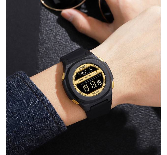 Skmei 1821BKGD Black-Gold SALE