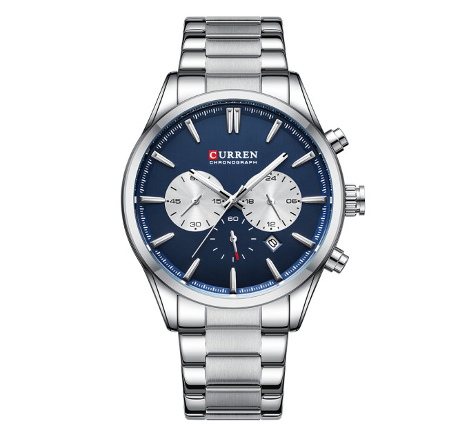 Curren 8446 Silver-Blue