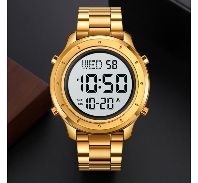 Skmei 1864SGDWT Gold-White Steel