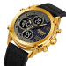 Skmei 1975LGDBK Gold-Black Leather