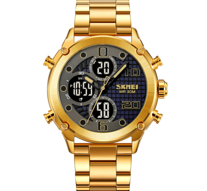 Skmei 1975SGDBK Gold-Black Steel