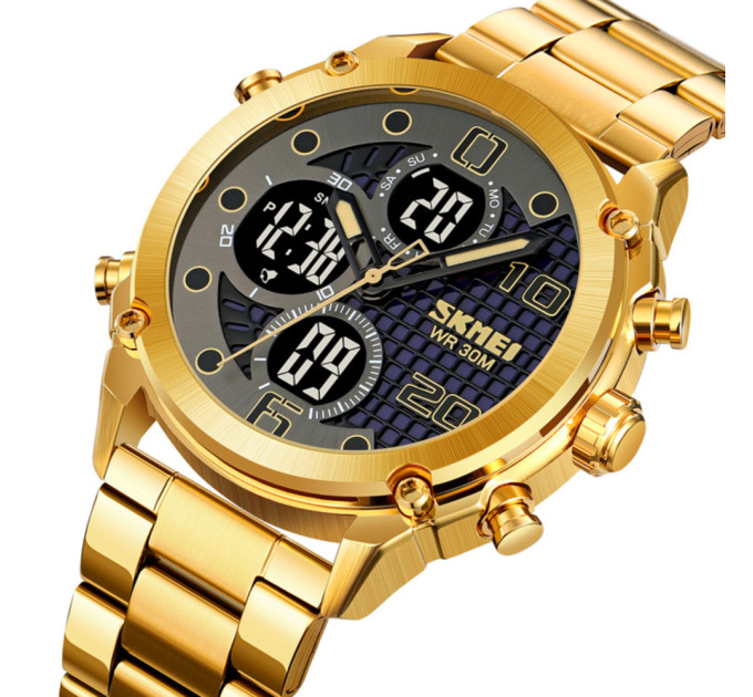 Skmei 1975SGDBK Gold-Black Steel