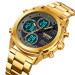 Skmei 1975SGDBK Gold-Black Steel