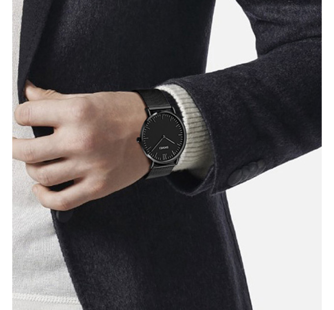 Skmei 1181SBKSI Black-Silver Steel