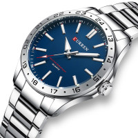 Curren 8452 Silver-Blue