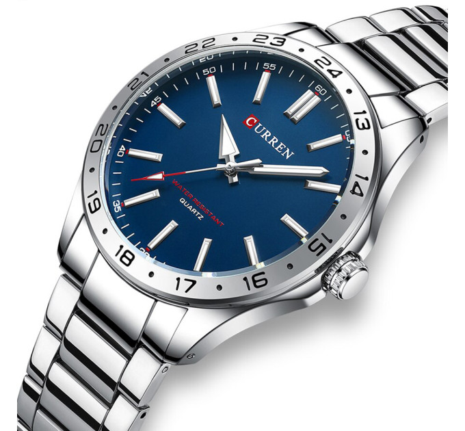 Curren 8452 Silver-Blue