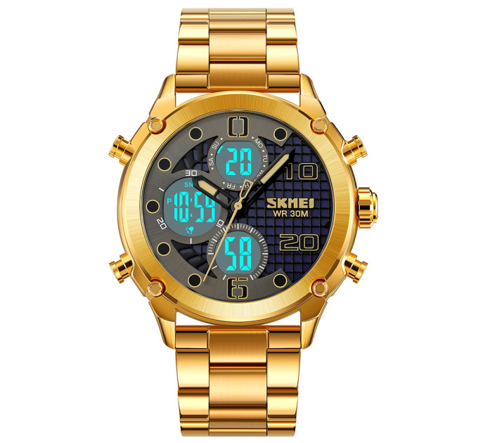 Skmei 1975SGDWT Gold-White Steel