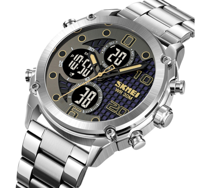 Skmei 1975SSIBK Silver-Black Steel