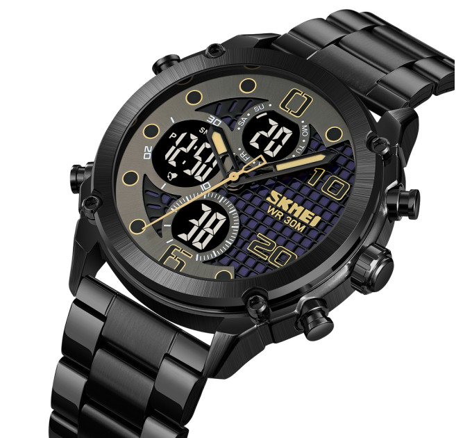 Skmei 1975SBKBK Black-Black Steel