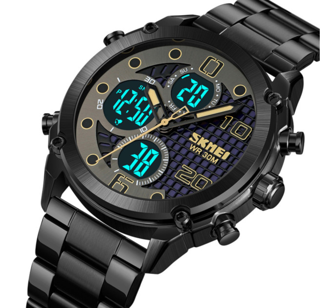 Skmei 1975SBKBK Black-Black Steel