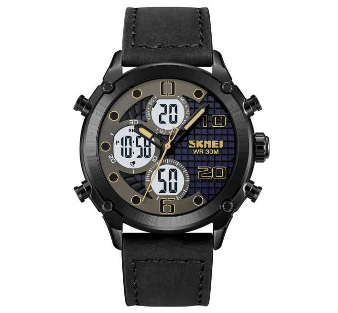 Skmei 1975LBKWT Black-White Leather.