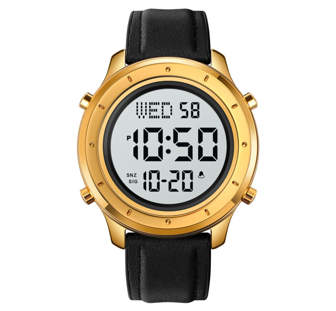 Skmei 1864LGDWT Gold-White Leather SALE