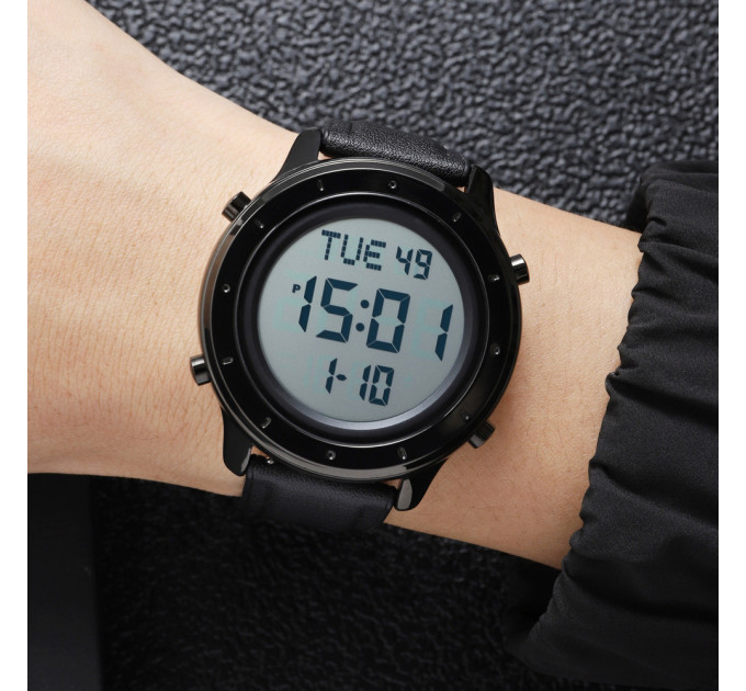 Skmei 1864LBKWT Black-White Leather SALE