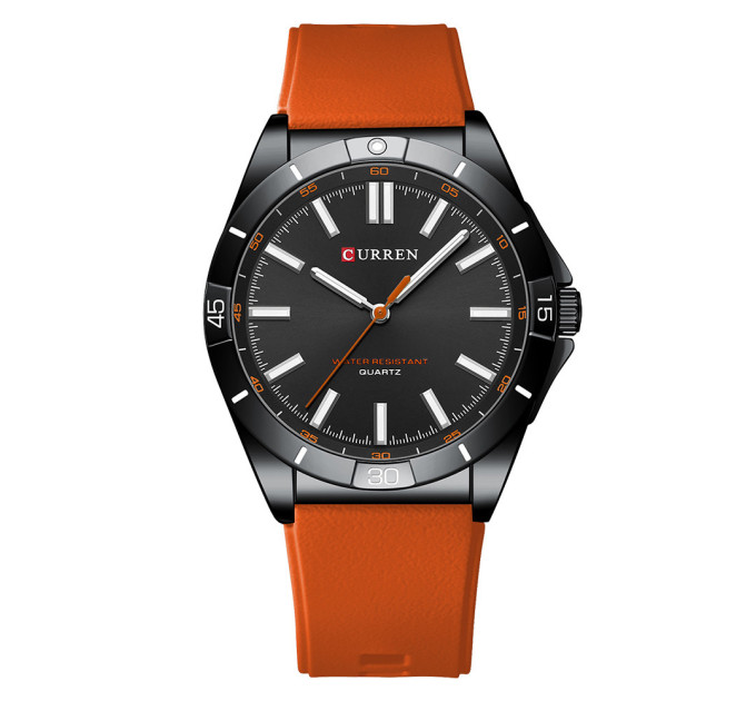 Curren 8449 Black-Orange