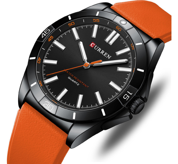 Curren 8449 Black-Orange