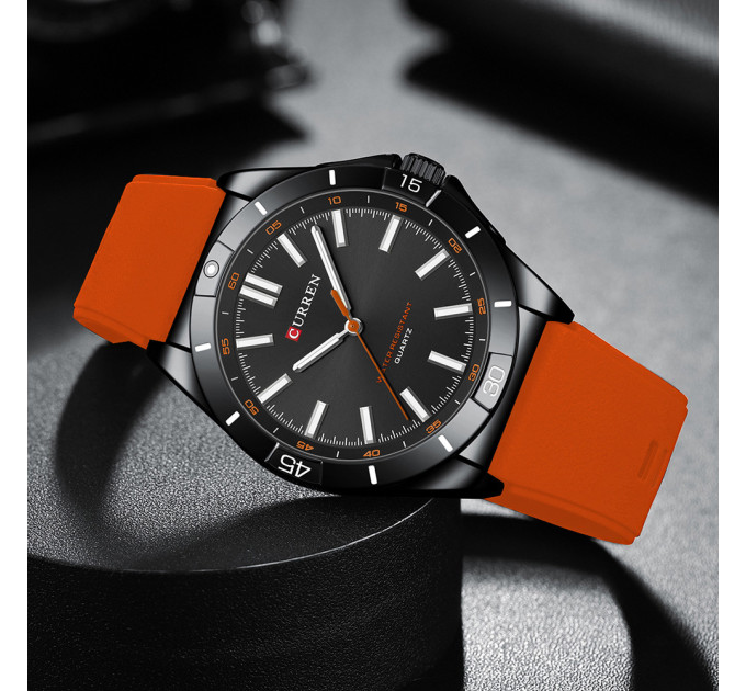 Curren 8449 Black-Orange