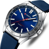 Curren 8449 Silver-Blue