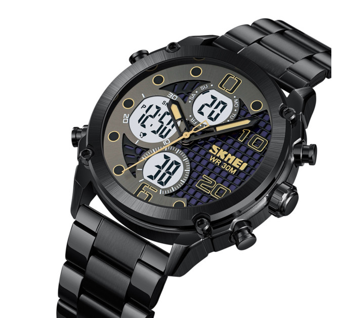 Skmei 1975SBKWT Black-White Steel