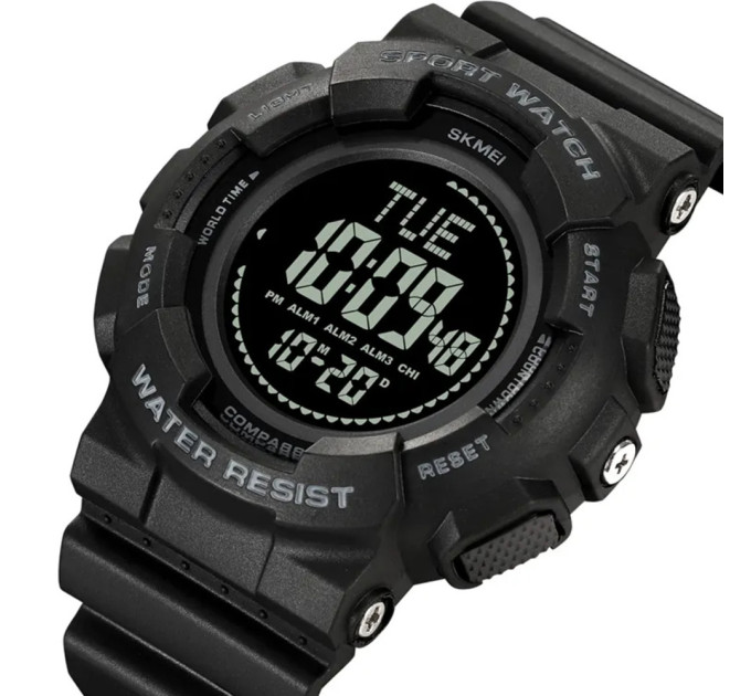 Skmei 2077BK Black+Compass