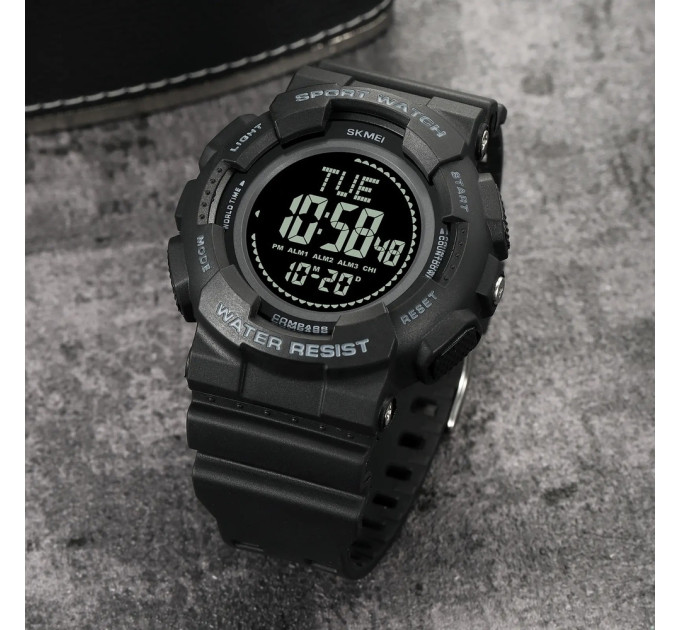 Skmei 2077BK Black+Compass