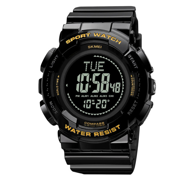 Skmei 2077BKGD Black Gold+Compass