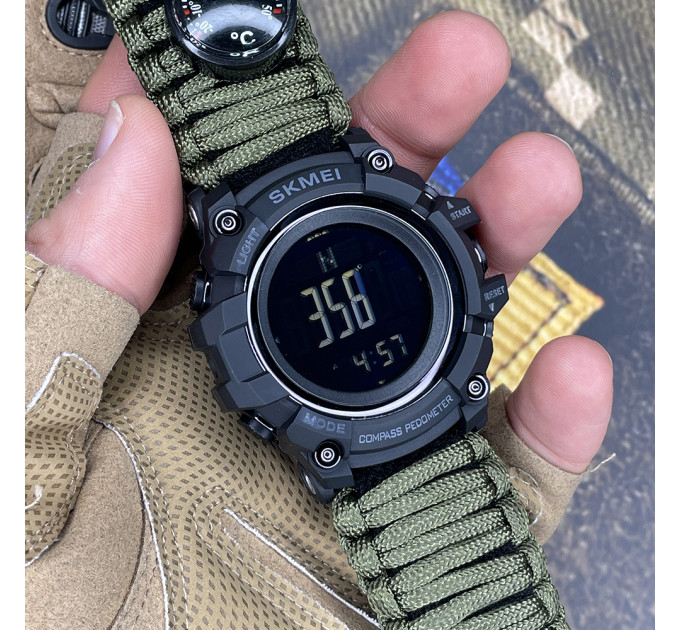 Skmei 1356AGPK Army Green Tactic Compass