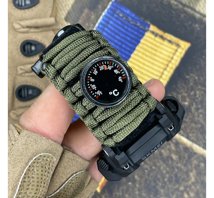 Skmei 1356AGPK Army Green Tactic Compass