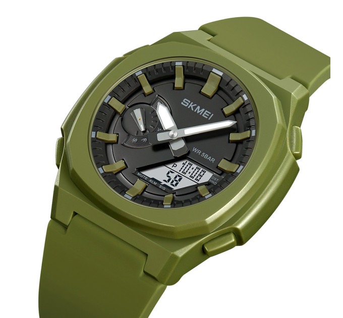 Skmei 2091AGWT Army Green White