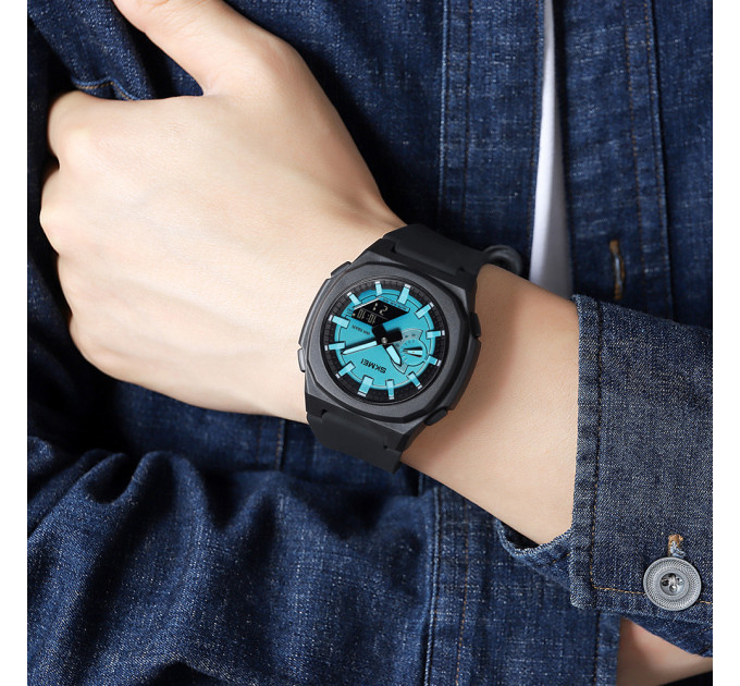 Skmei 2091BKLTBUBK Black-Blue Black