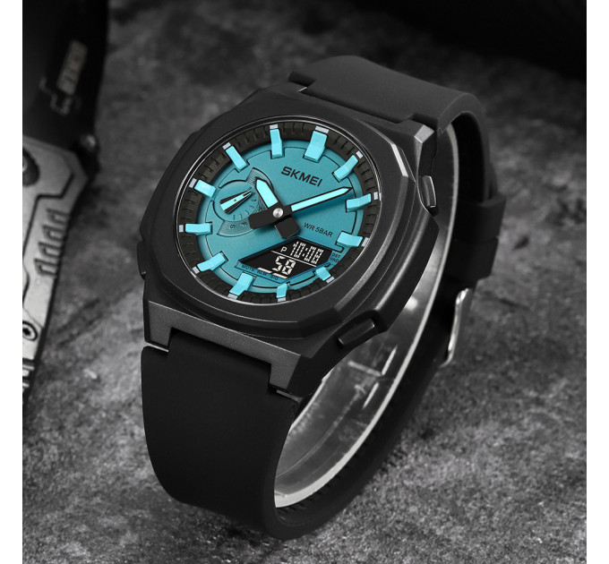 Skmei 2091BKLTBUBK Black-Blue Black
