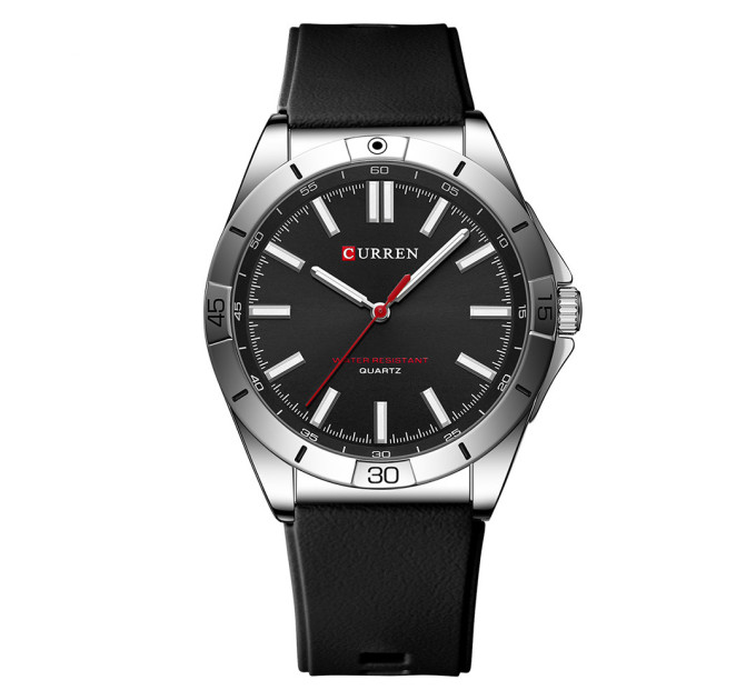Curren 8449 Silver-Black