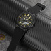 Skmei 2091BKGDWT Black-Gold-White