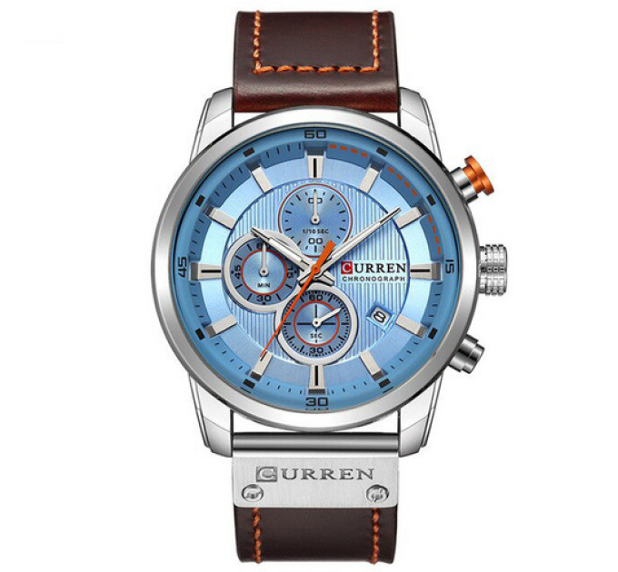 Curren 8291 Silver-Blue
