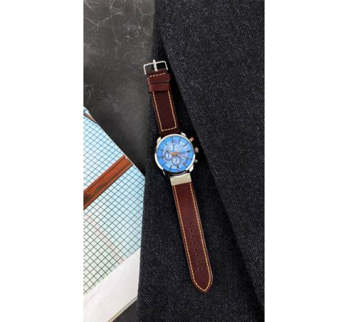 Curren 8291 Silver-Blue