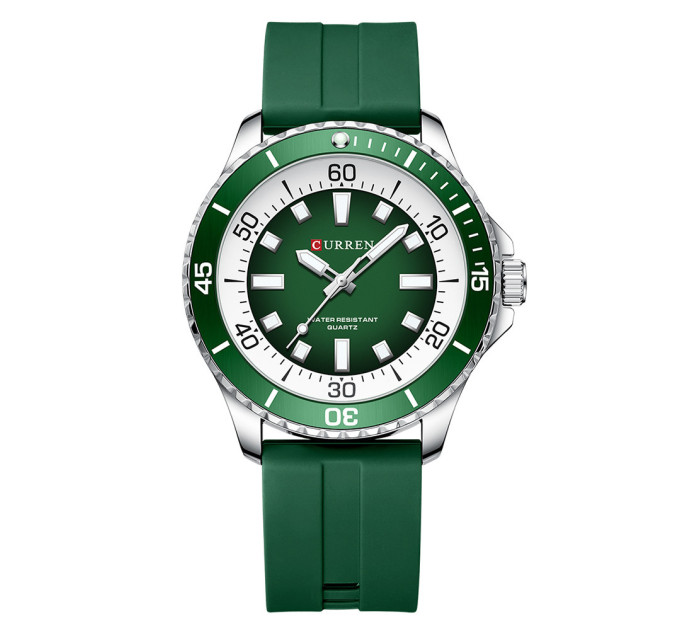 Curren 8448 Silver-Green