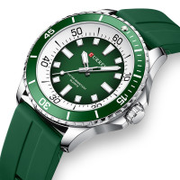 Curren 8448 Silver-Green