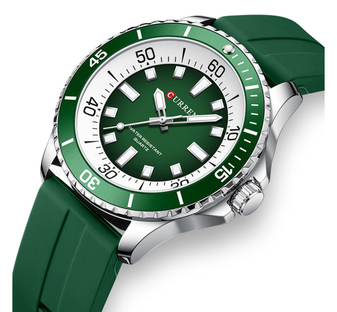 Curren 8448 Silver-Green