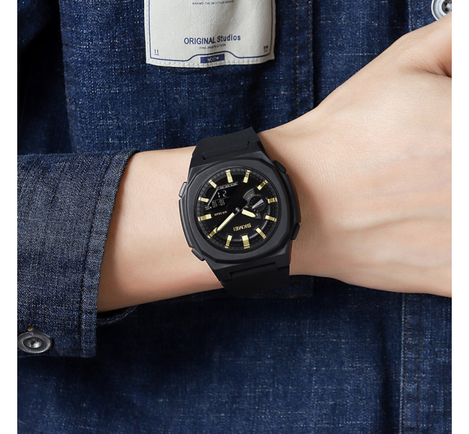 Skmei 2091BKGDBK Black-Gold-Black