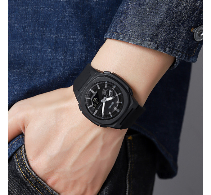 Skmei 2091BKGYBK Black-Grey-Black