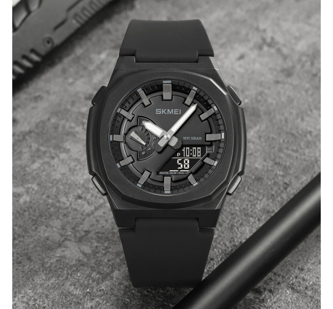 Skmei 2091BKGYBK Black-Grey-Black
