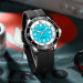 Curren 8448 Silver-Blue-Black