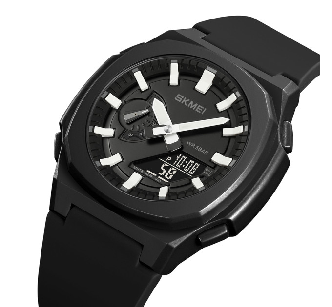Skmei 2091BKWTBK Black-White-Black