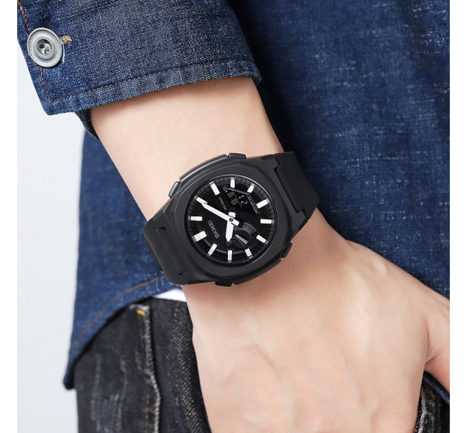 Skmei 2091BKWTBK Black-White-Black
