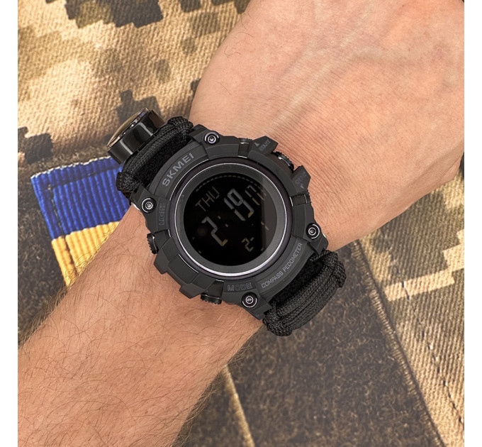 Skmei 1356BK Black Tactic Compass