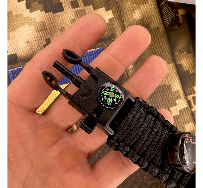Skmei 1356BK Black Tactic Compass