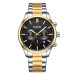 Curren 8446 Silver-Gold-Black